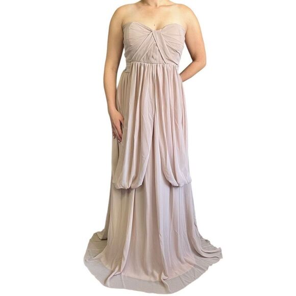 Birdy Grey Grace Convertible Bridesmaid Dress Taupe - Picture 6 of 14